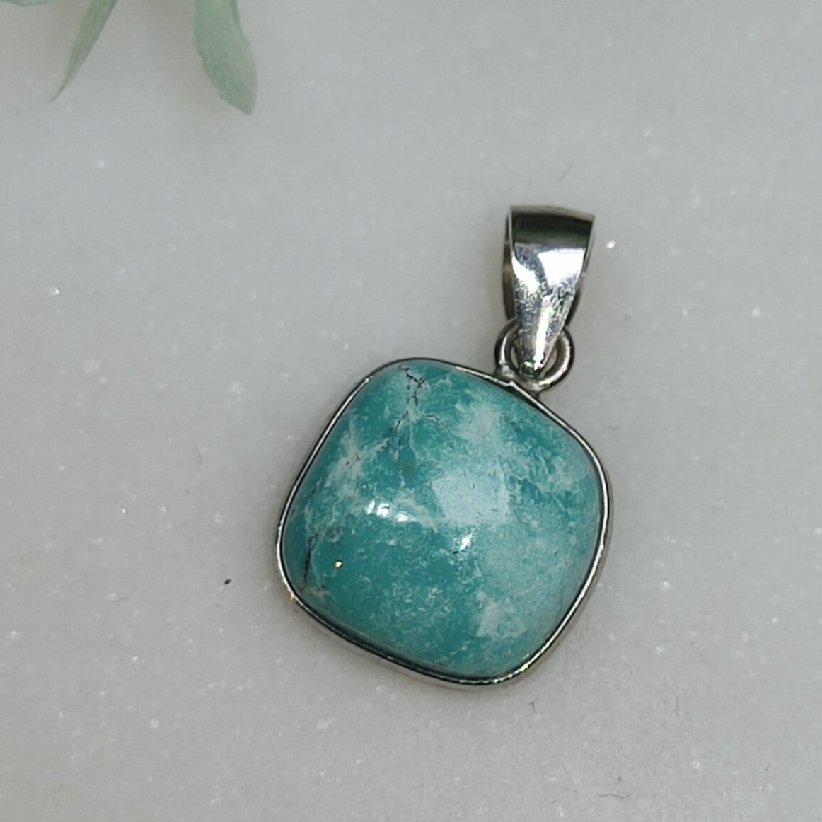 Turkoois Hanger Zilver (1)