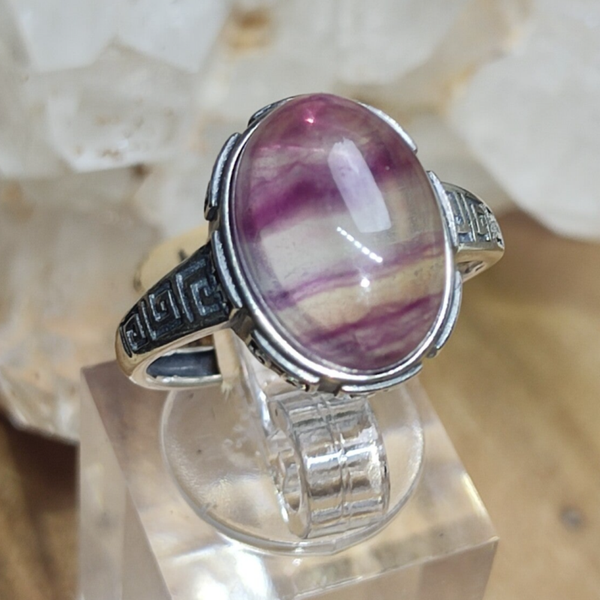 Fluoriet Ring Maat 18,5