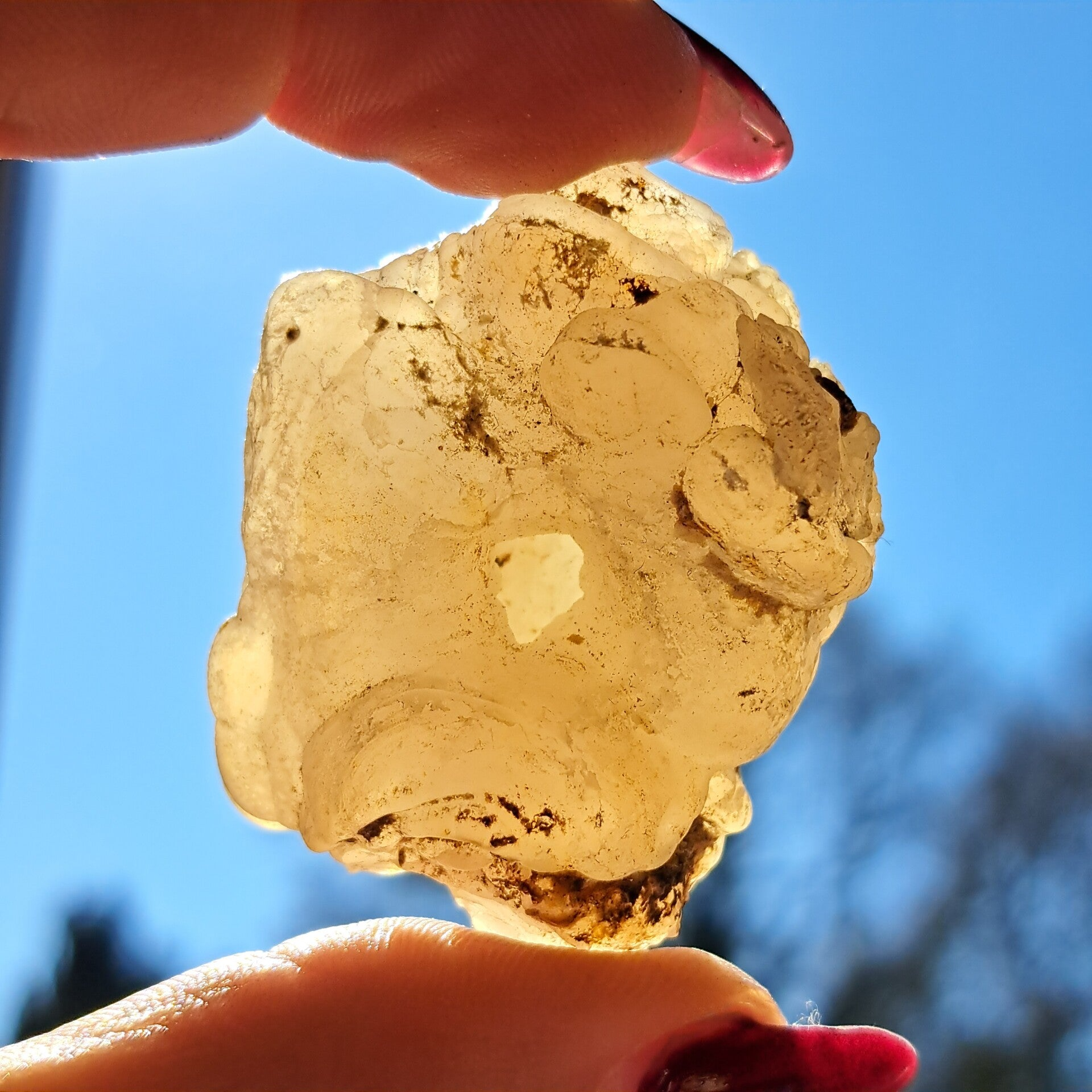 Witte Chalcedoon Geode (9)