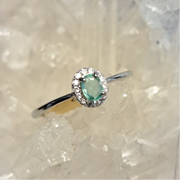 Smaragd Ring Maat 17