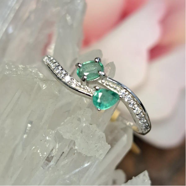 Smaragd Ring Maat 17,5