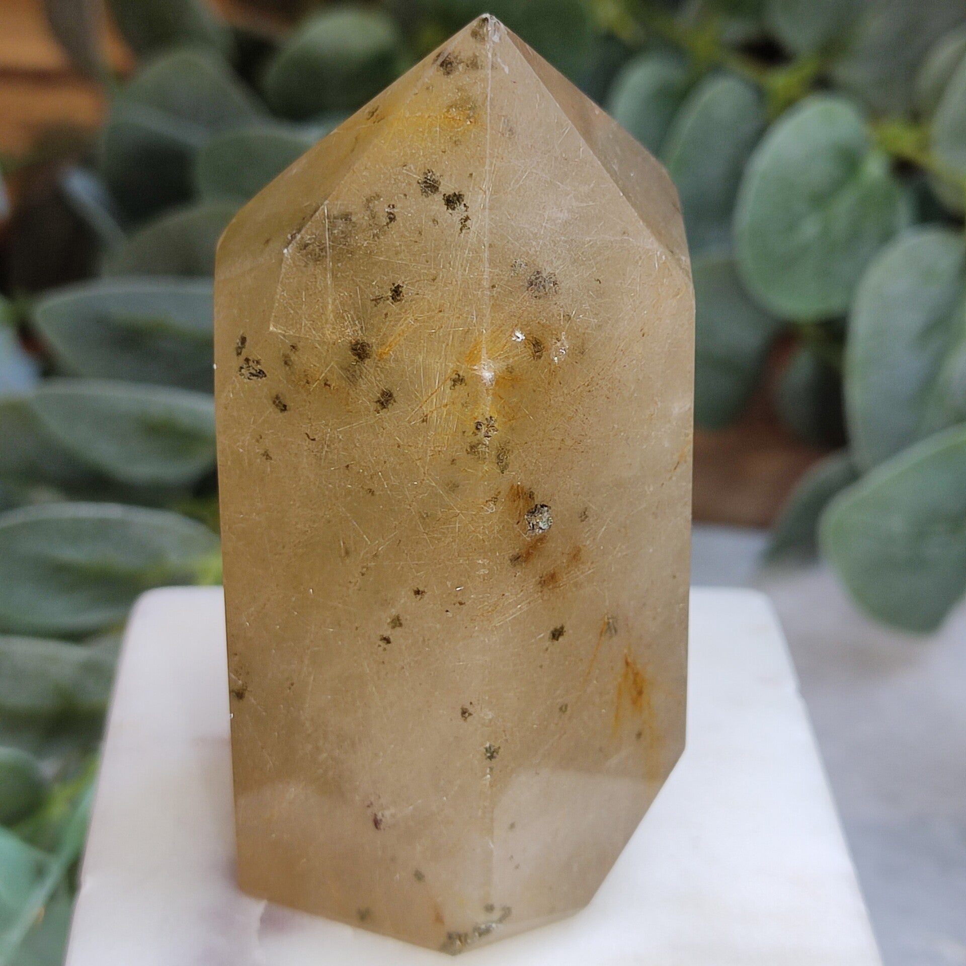 Goudrutiel met Hematiet Punt