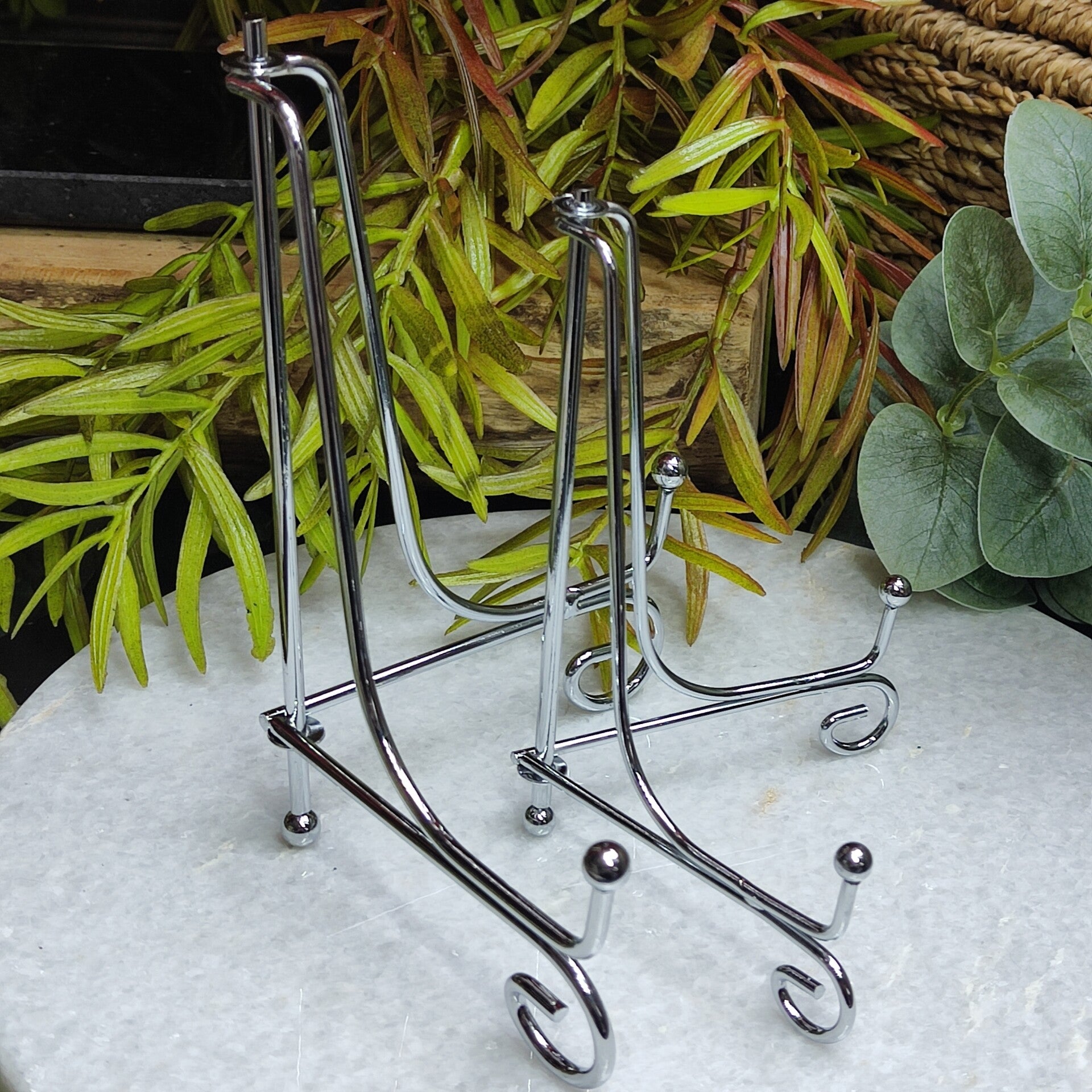 Metalen Houder Zilverkleur 2 Maten