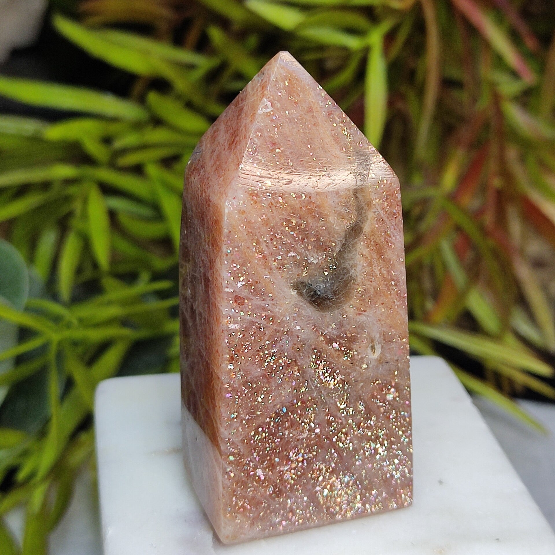 Zonnesteen met Maansteen Punt