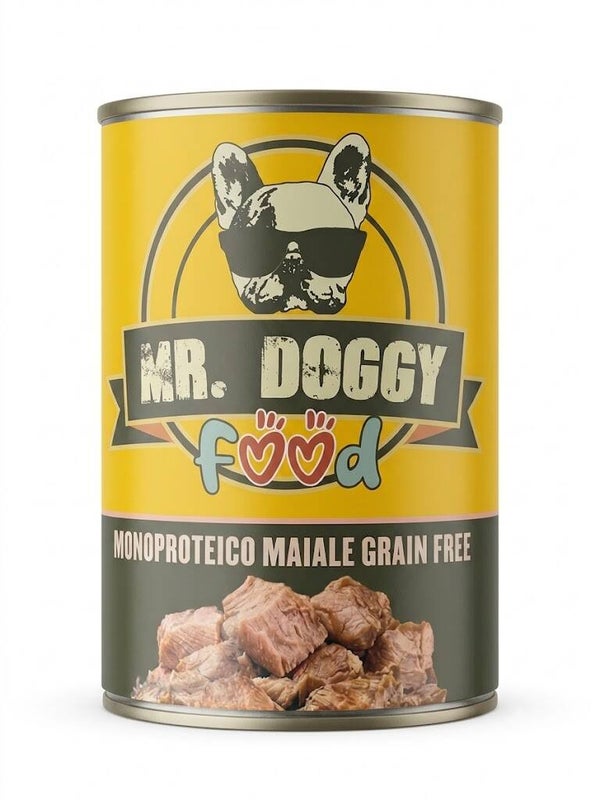 Umido mono proteico maiale grain free 400 gr