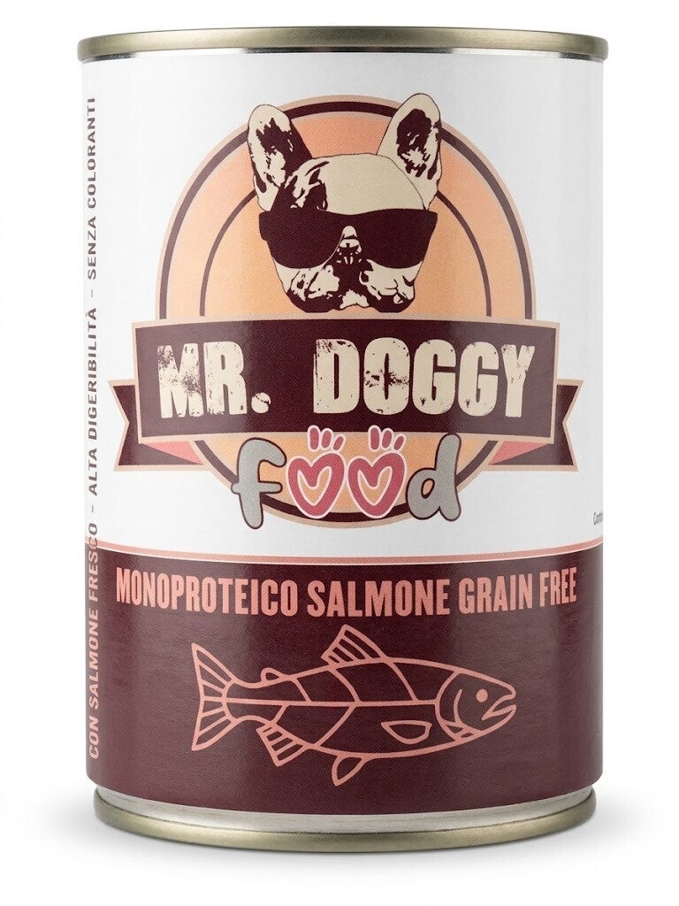 Umido mono proteico salmone grain free 400 gr