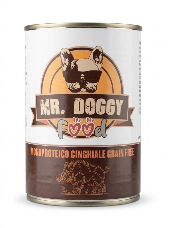 Umido mono proteico grain free al cinghiale