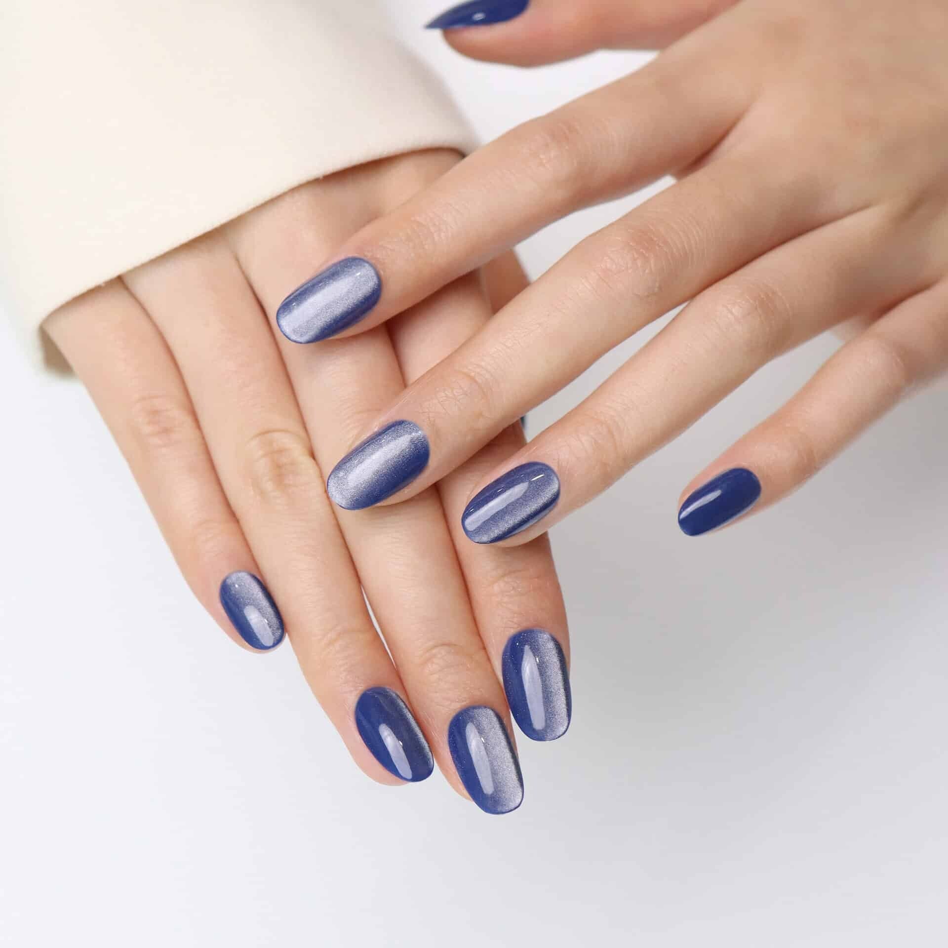 Gelzz Soft Gel Press On Royal Blue (12)