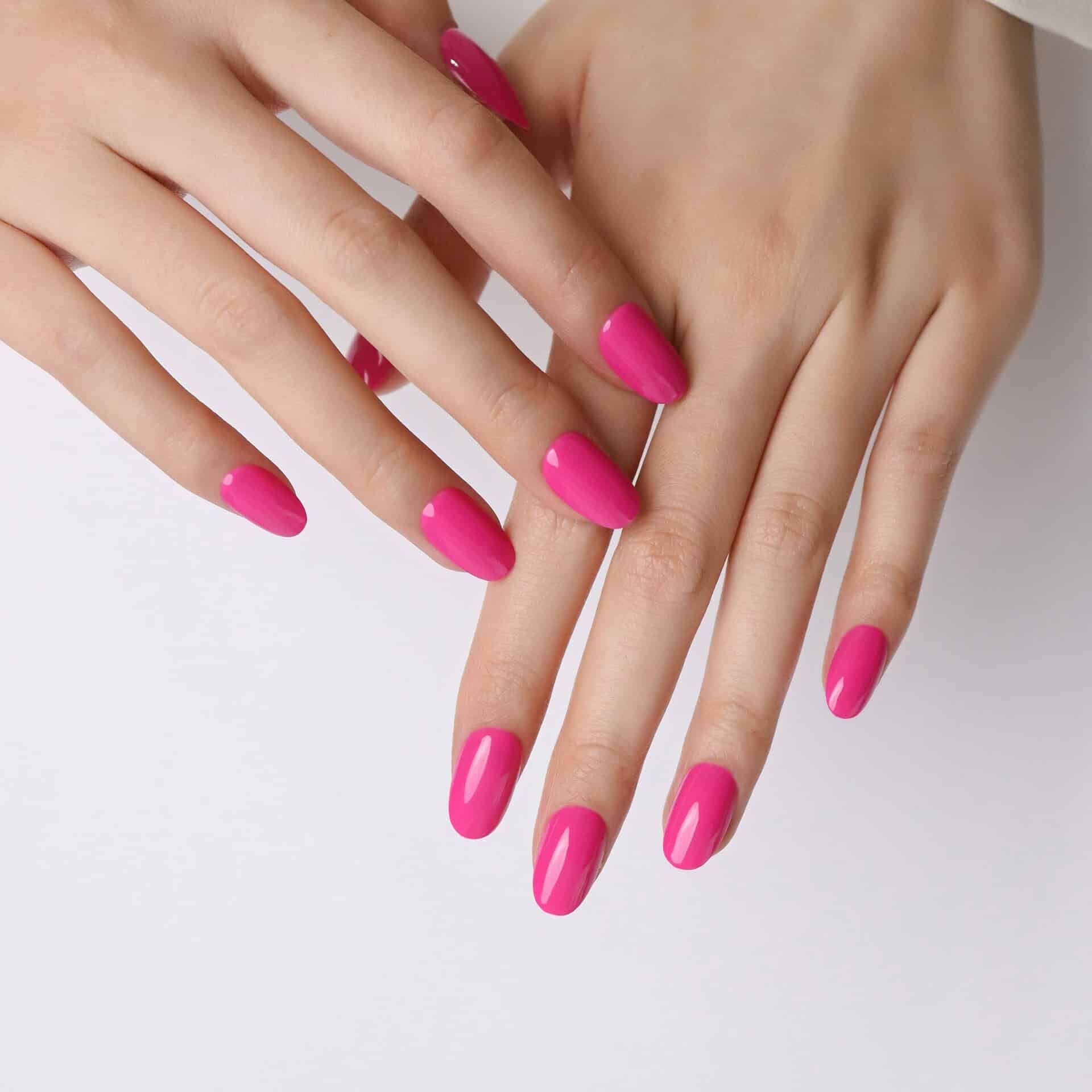 Gelzz Soft Gel Press On Hot Pink (35)