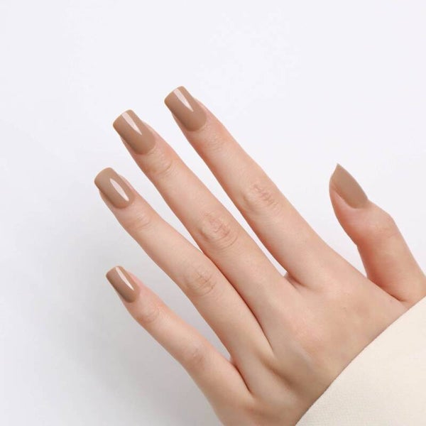 Gelzz Soft Gel Press On Mocha Mousse (43)