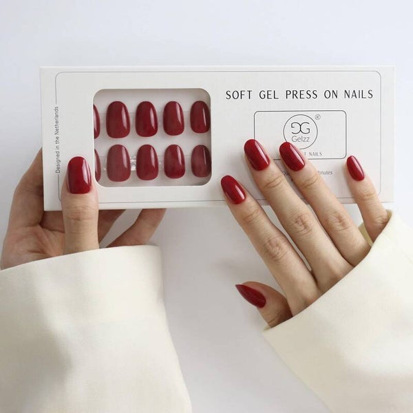 Gelzz Soft Gel Press On Business Red (58)