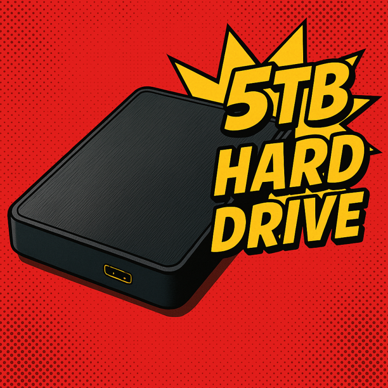 5TB External Hard Drive - All Music