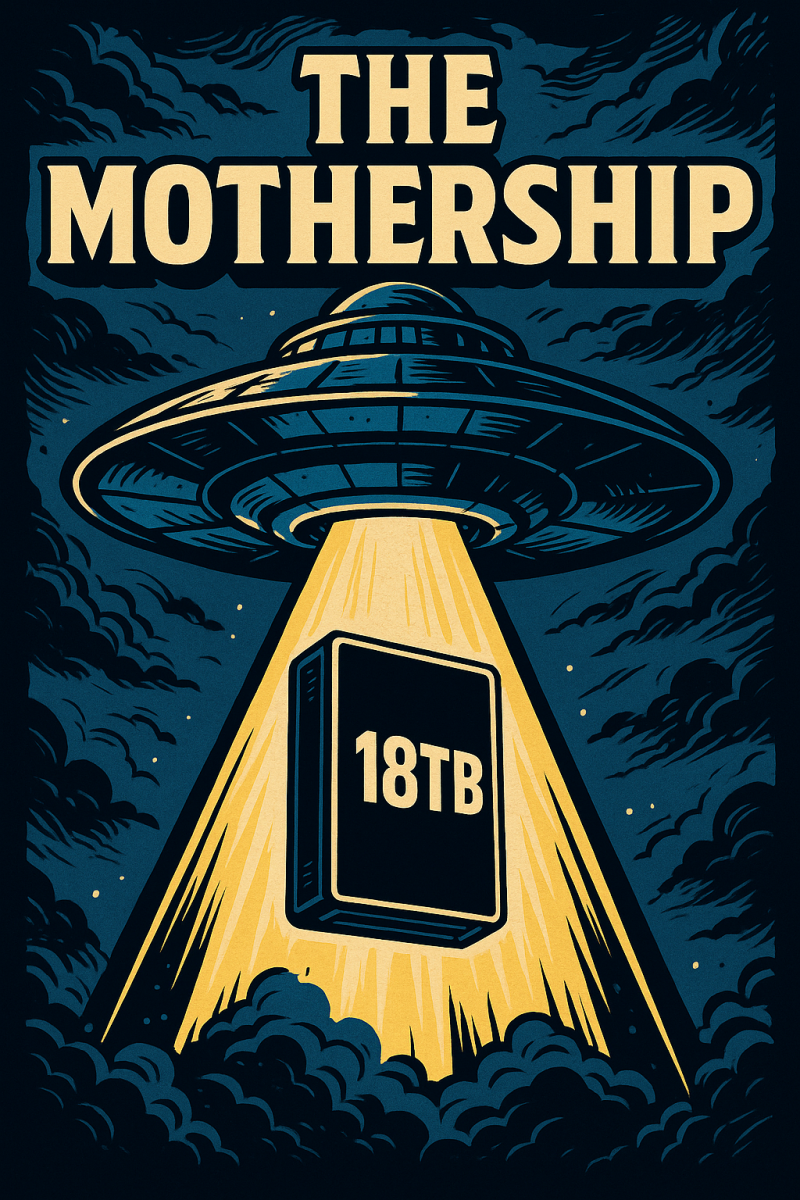 Mothership 18TB DJ Drive – 6TB Music + 8TB Music Videos + 2TB Storage