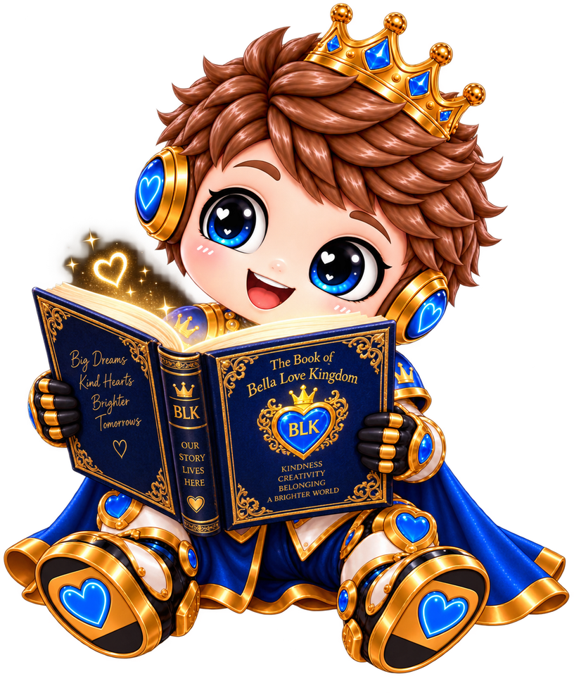 Leo reading the Bella Love Kingdom story