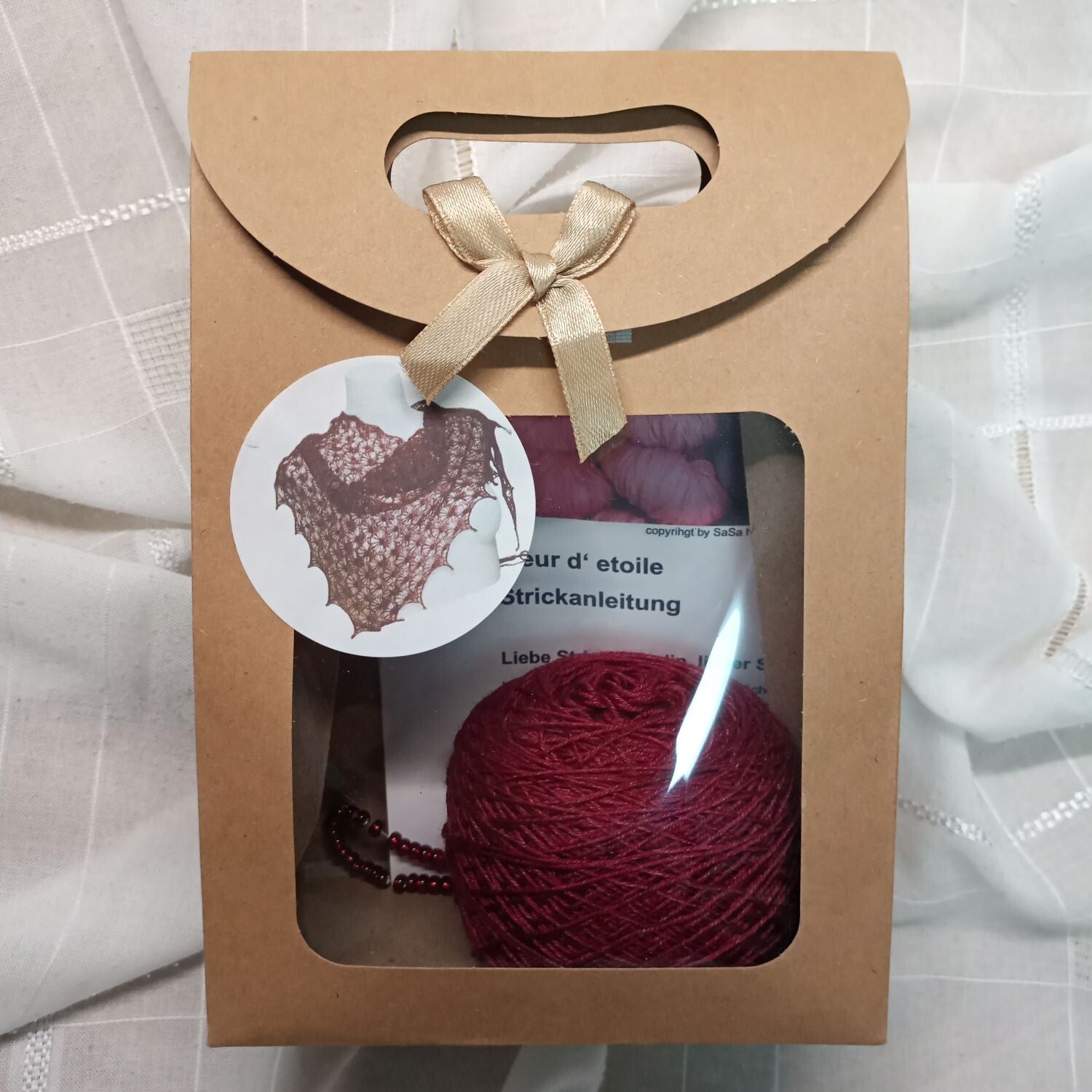 Fleur dé Toile Knit Kit rot