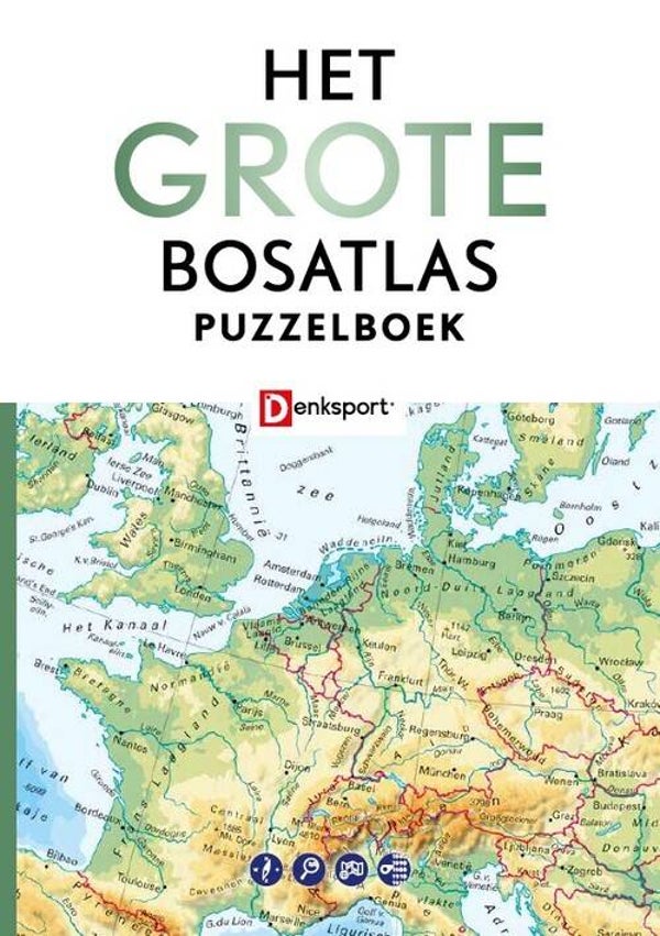 Het grote Bosatlas puzzelboek nr.1
