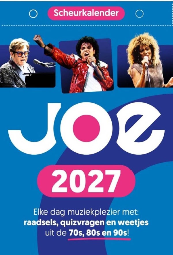 Joe scheurkalender 2027