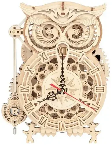 Robotime Owl Clock