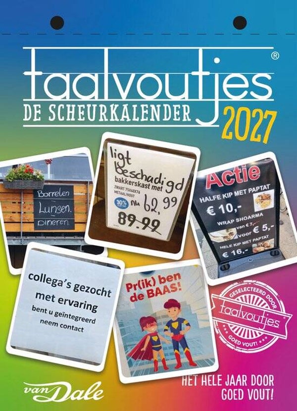 Taalfoutjes scheurkalender 2027