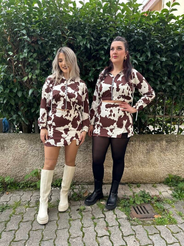 Set coordinato muccato