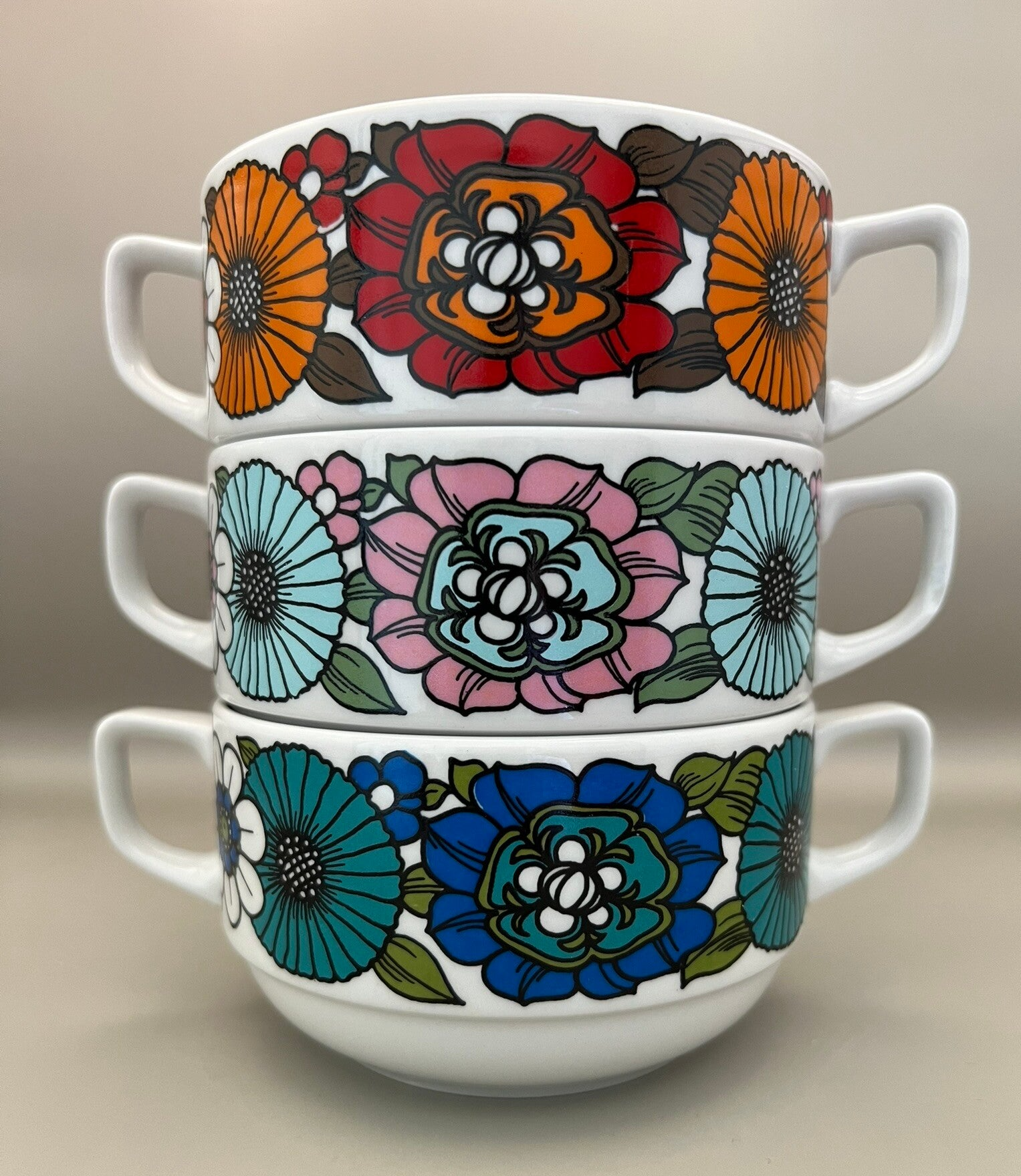 Soepkommen Monopoli - set van 3