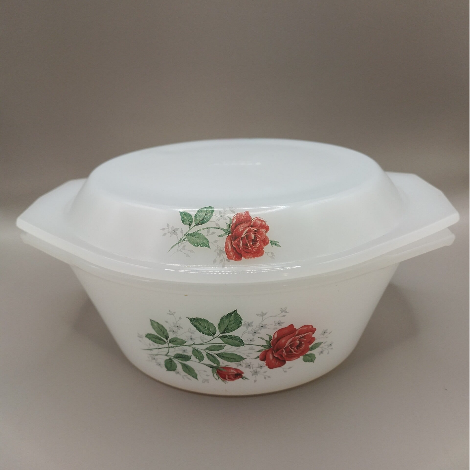 Ovenschaal rond met deksel Arcopal Rose