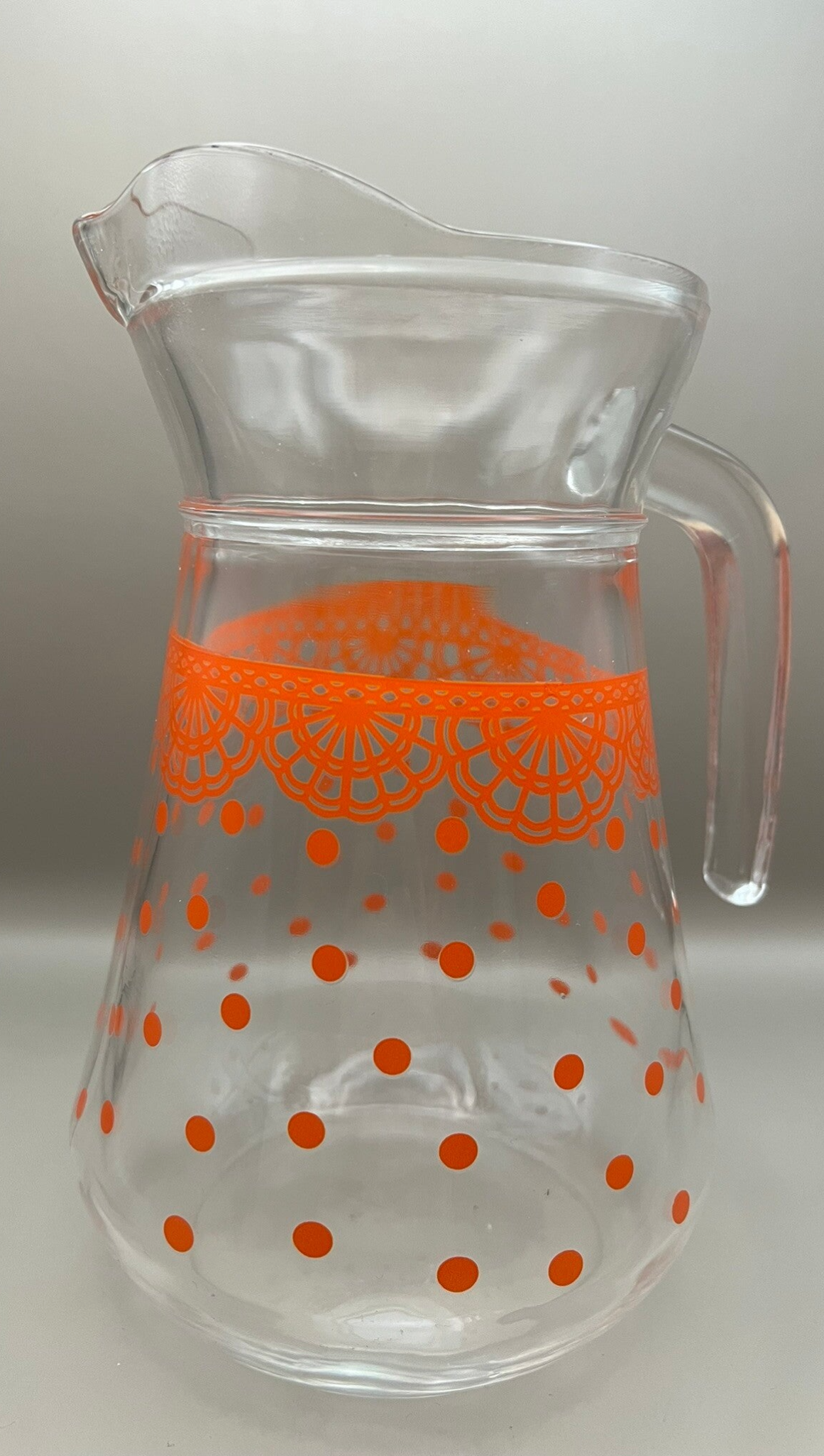 Limonadekan met oranje print
