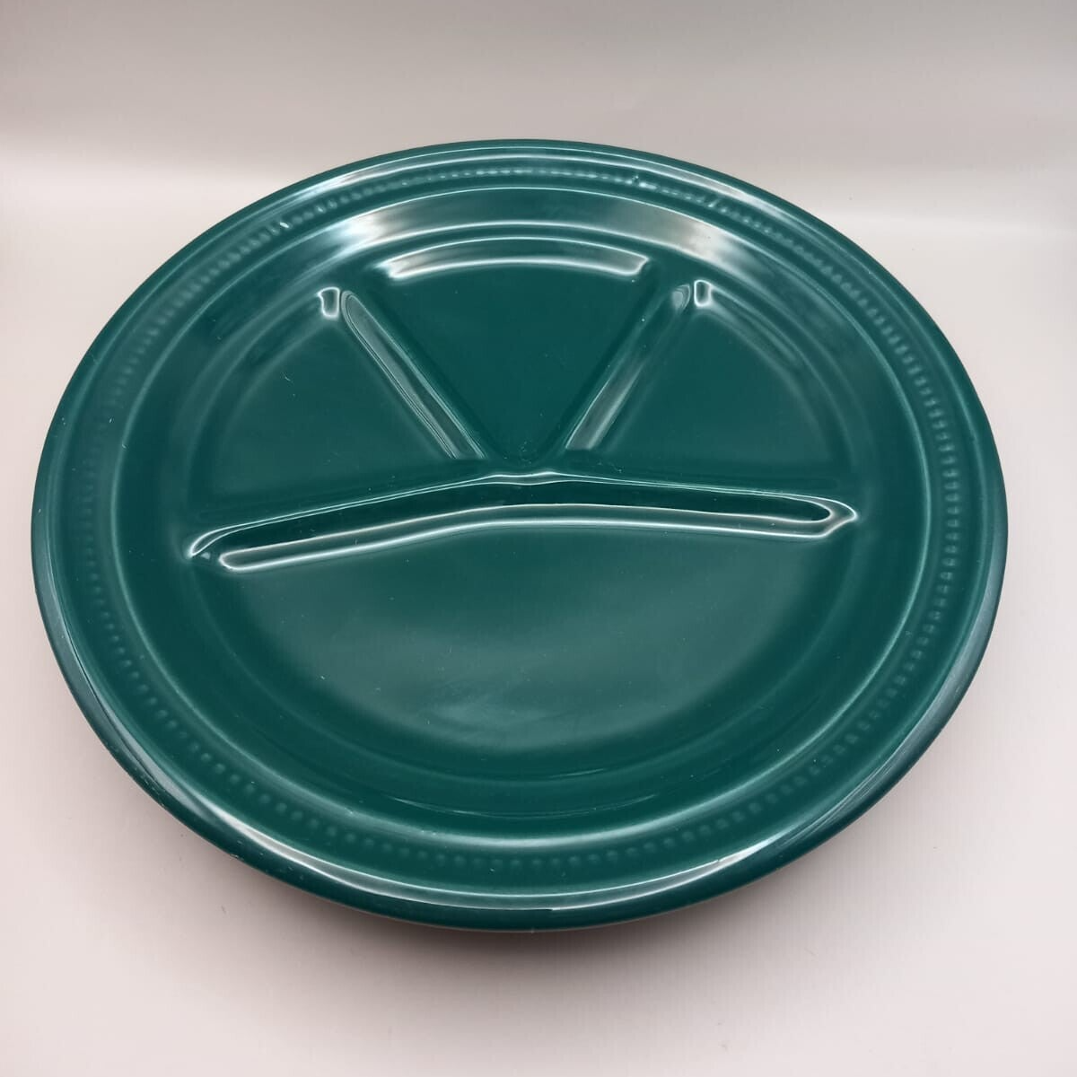 Fonduebord groen - 3-vaks - set van 2