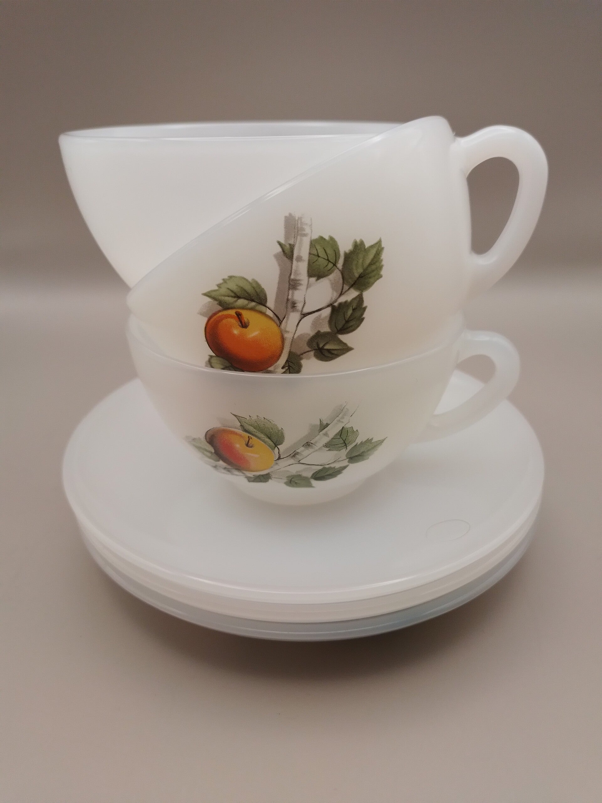 Kop en schotel espresso Arcopal Fruits -set van 3