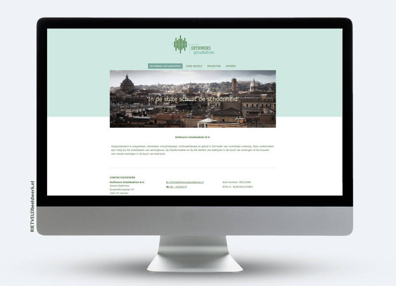 Webdesign Dethmers Geluidadvies