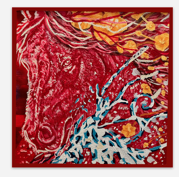 Crimson Instinct (Sticker)