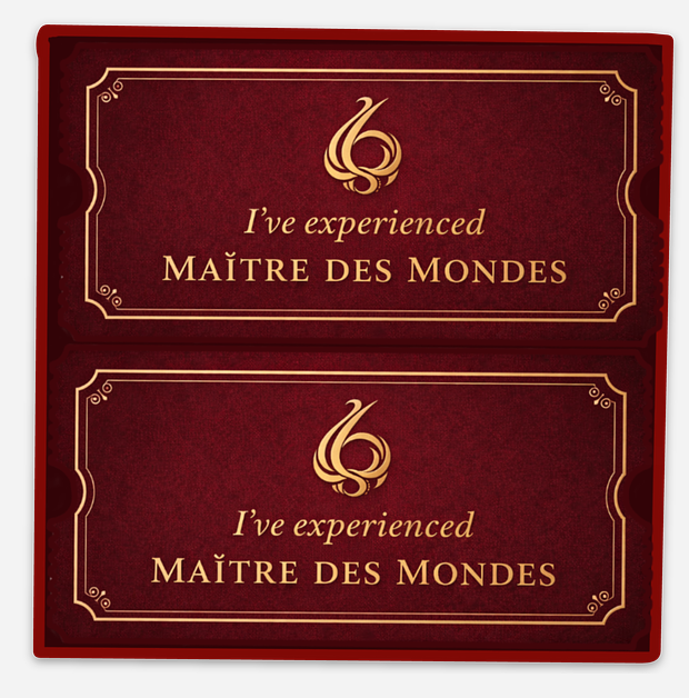 Maitre Des Mondes (Stickers)
