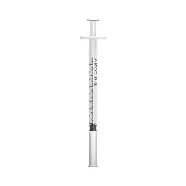 Golden Dose Mounjaro 5x  1ml 29G Fixed Needle Syringe: White (12mm Needle)
