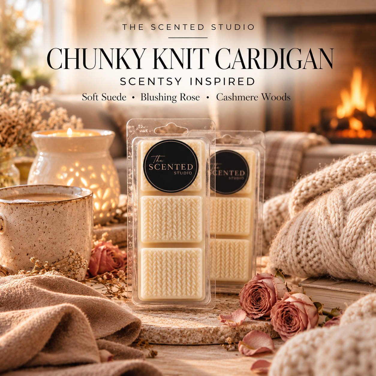 Chunky Knit Cardigan –  (Scentsy Inspired Cosy Cardigan)