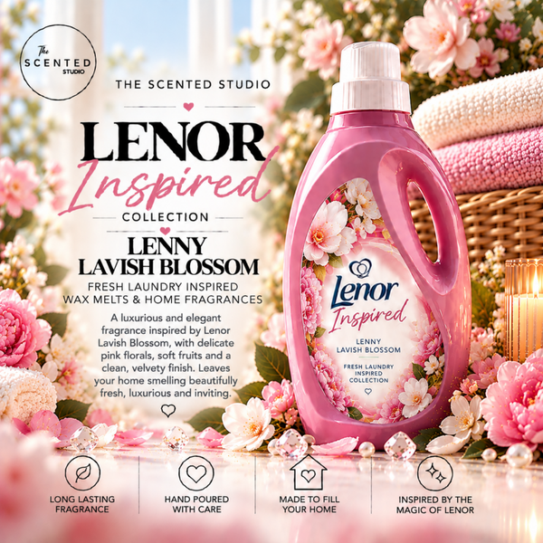 Lenny Lavish Blossom Wax Melt & Home Fragrance – Lenor Inspired Laundry Booster Scent
