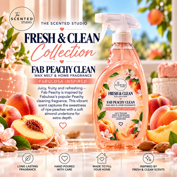 Fab Peachy Clean Wax Melt – Fabulosa Inspired Fruity Peach Fragrance