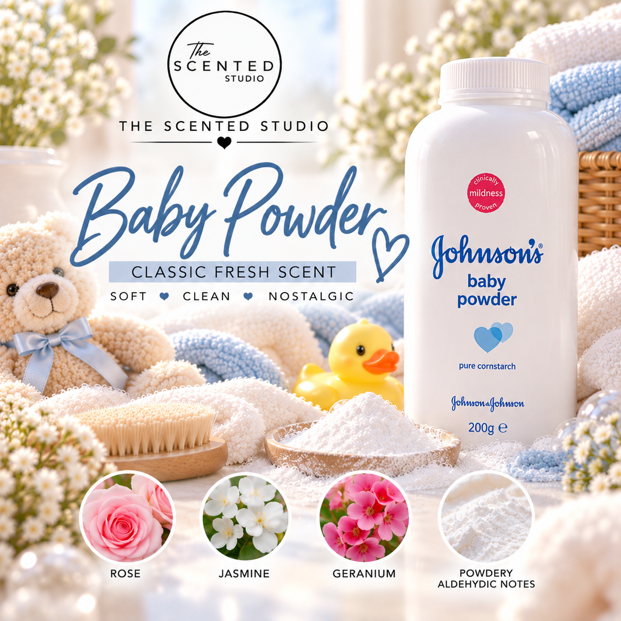 Baby Powder Wax Melt – Fresh & Clean Classic Fragrance