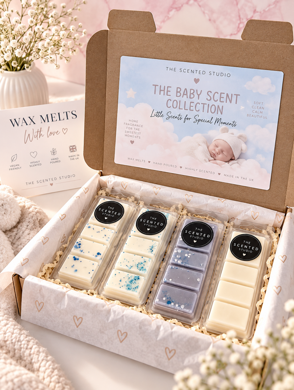 Baby Scented Gift Box – 4 Snap Bars (Eco Soy Wax