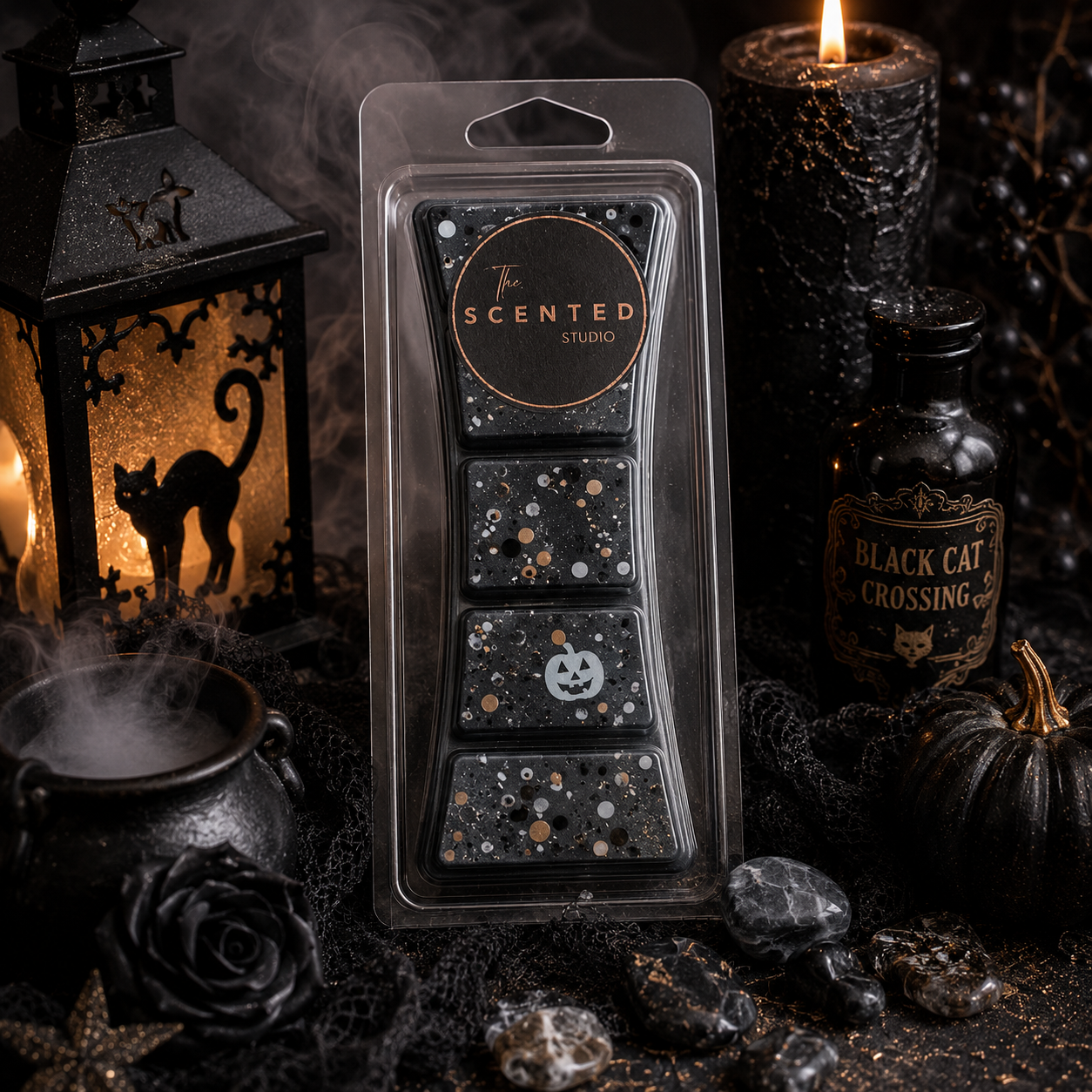 Black Cat Crossing Halloween Wax Melts