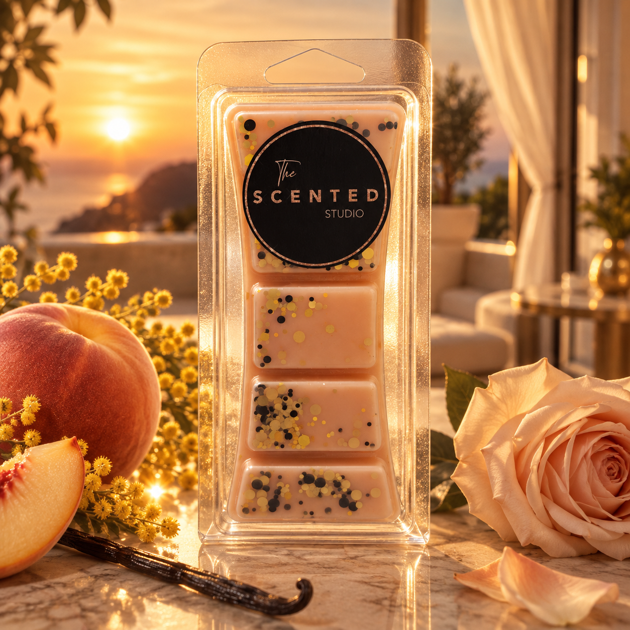 Lenny Sun Shimmer Gold Orchid Wax Melt & Home Fragrance – Lenor Inspired Laundry Scent