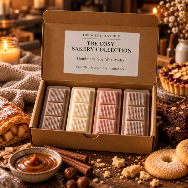 The Cosy Bakery Gift Box | 4 Handmade Soy Wax Melts