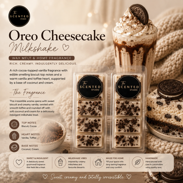Oreo Cheesecake Milkshake – Wax Melt & Home Fragrance