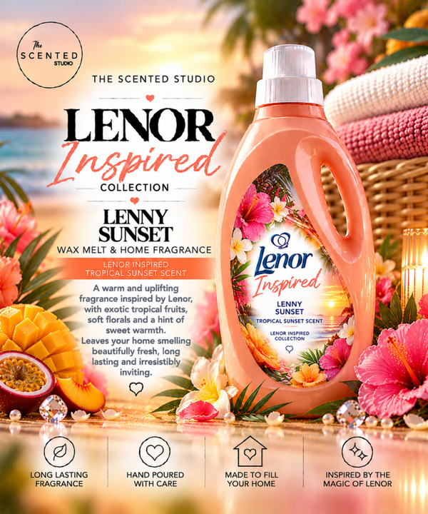 Lenny Sunset Wax Melt & Home Fragrance – Lenor Inspired Tropical Sunset Scent