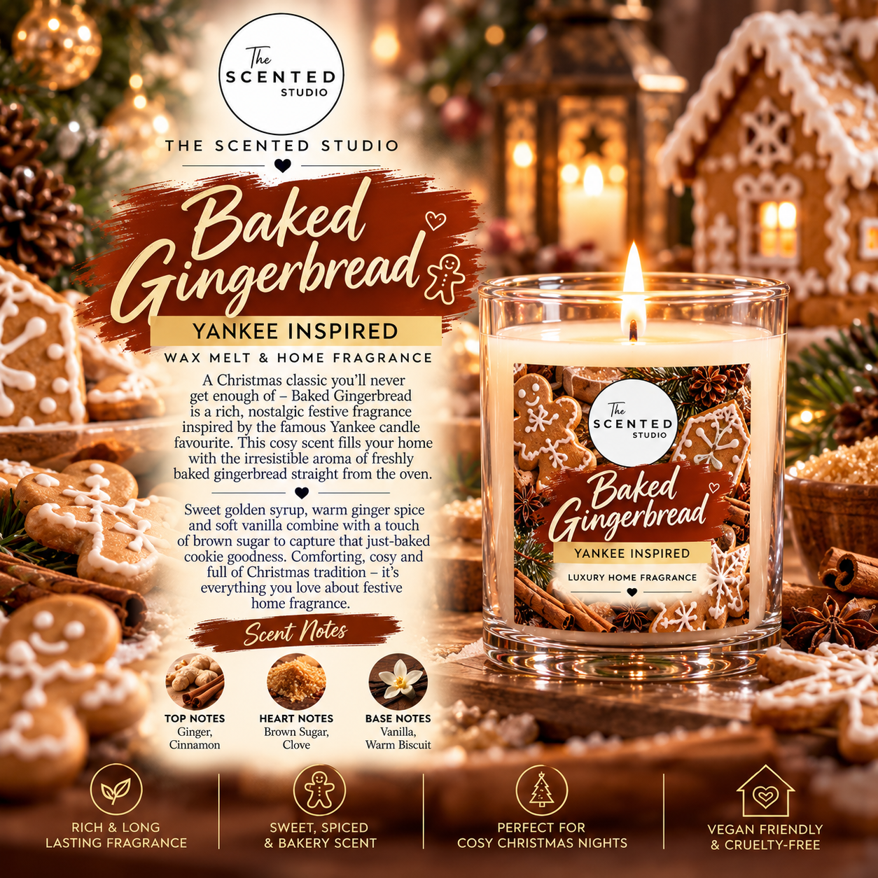 Baked Gingerbread - (Yankee Inspired)