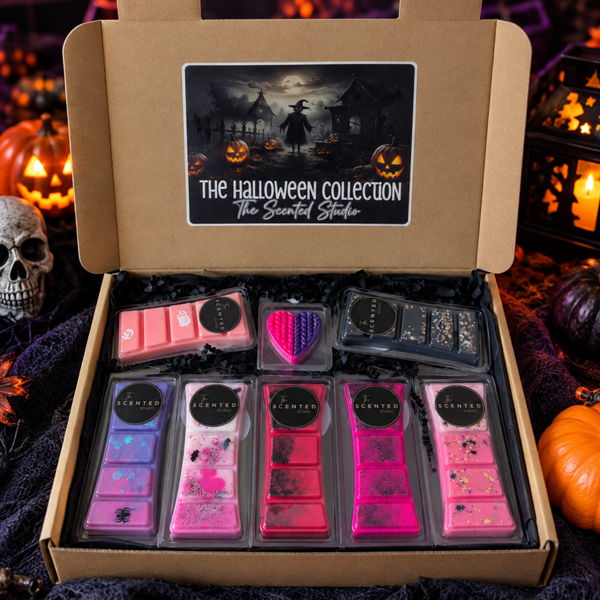 Halloween Wax Melt Discovery Box – 7 Full-Size Bars + FREE Heart Melt