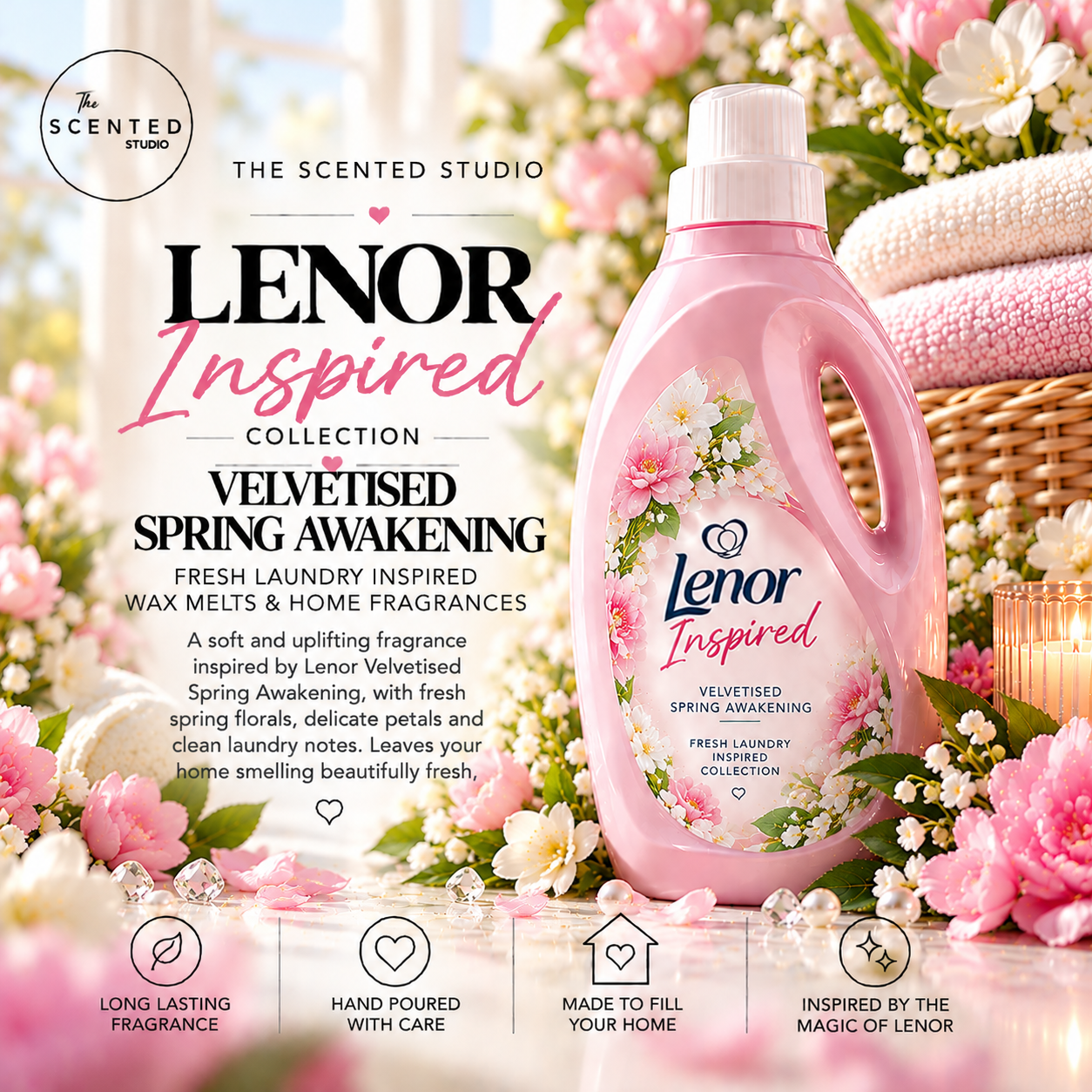 Velvetised Spring Awakening Wax Melt & Home Fragrance – Lenor Inspired House Blend