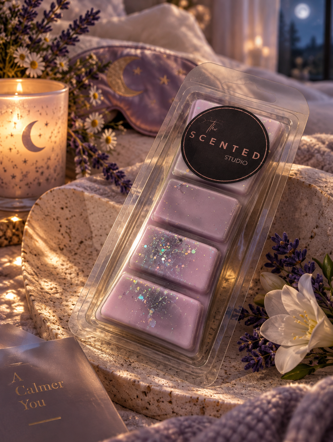 Slumber Land Wax Melt – Dreamy Lavender & Vanilla Sleep Fragrance