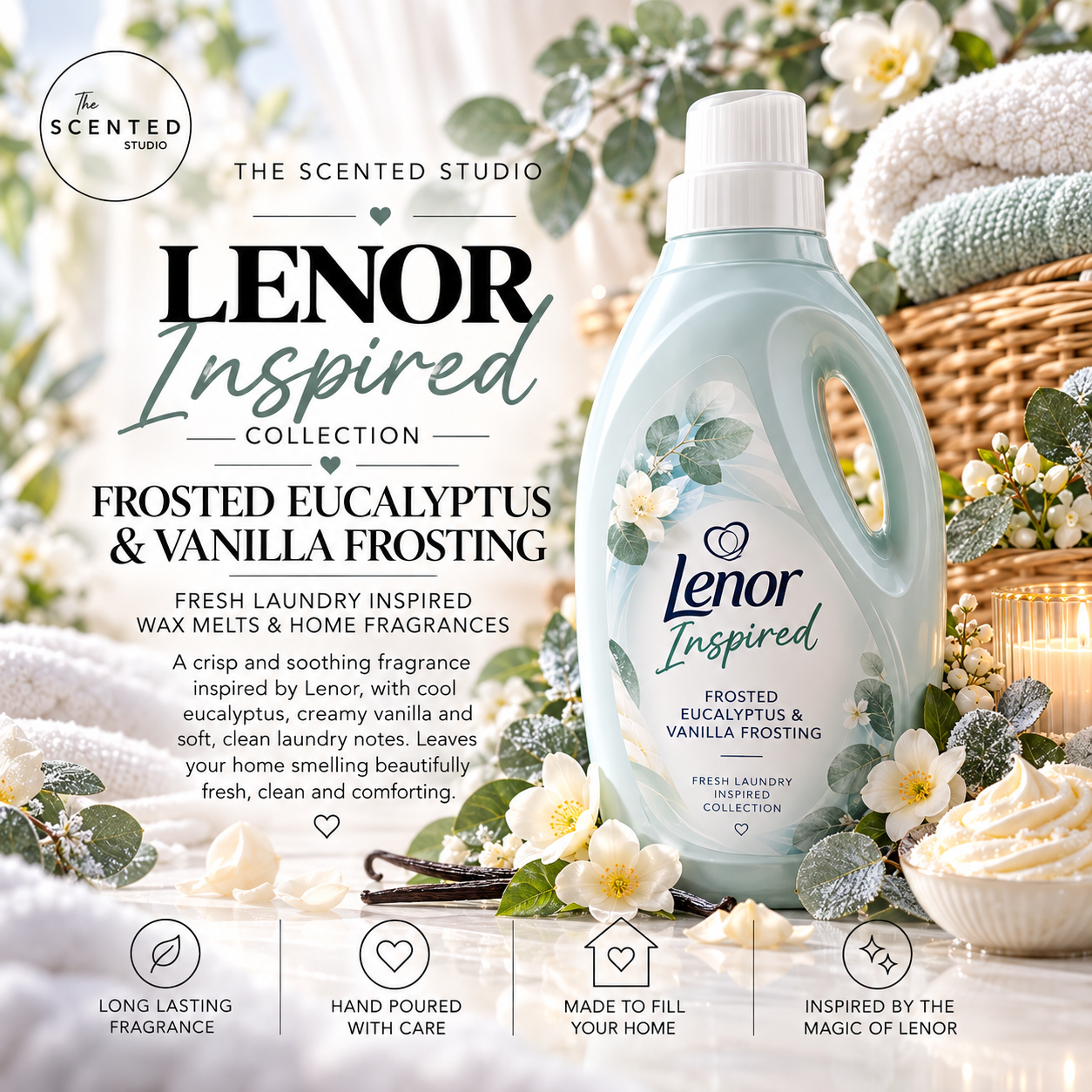Lenny Frosted Eucalyptus & Vanilla Frosting Laundry Scent