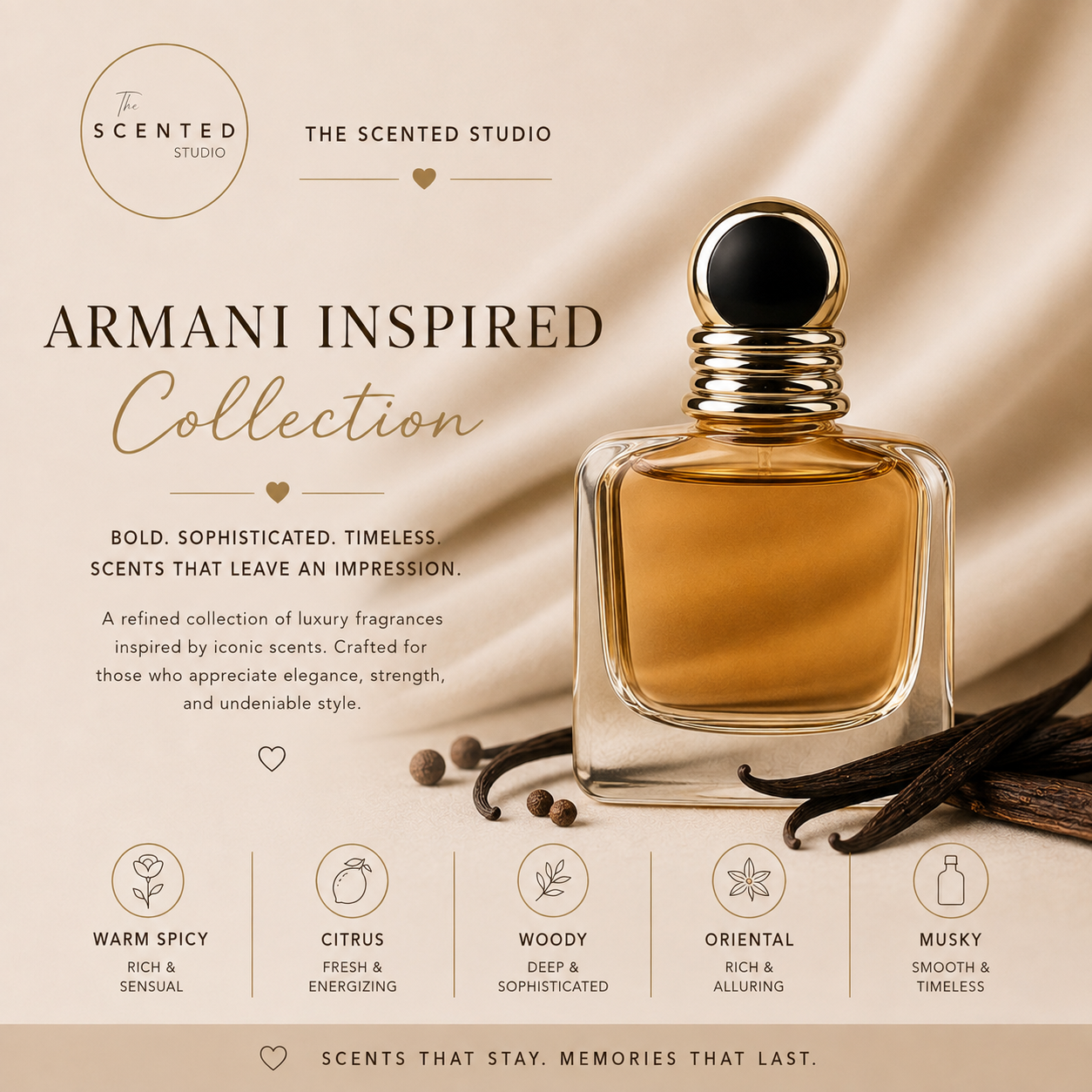 Armani perfume and cologne inspired wax melts – eco soy snap bars with designer fragrance dupes
