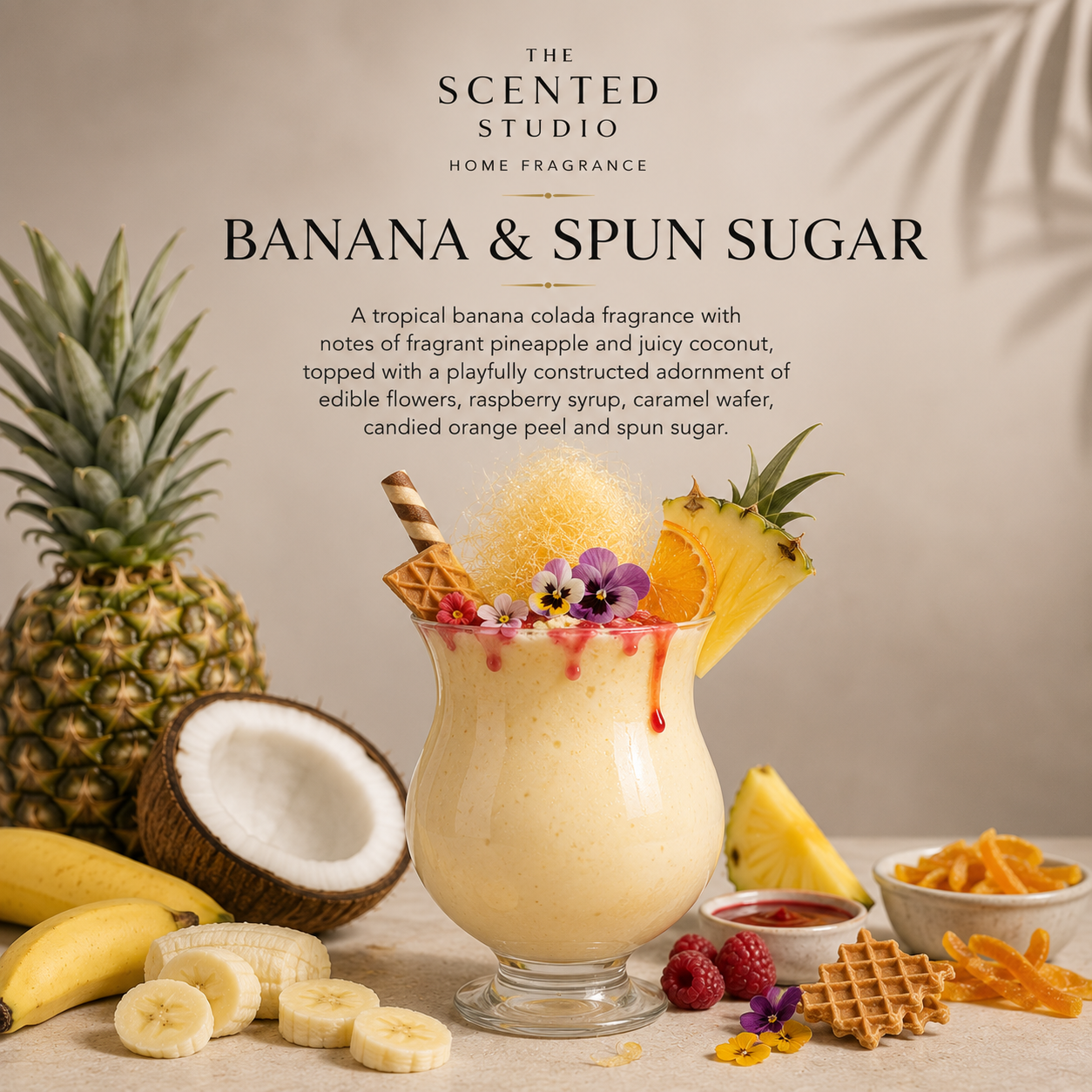 Banana & Spun Sugar